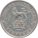 1924 SIXPENCE ( AEF ) - Sixpence - Cambridgeshire Coins