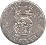1924 SIXPENCE ( AUNC ) B - Sixpence - Cambridgeshire Coins