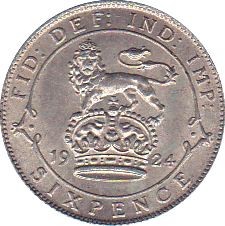 1924 SIXPENCE ( AUNC ) - Sixpence - Cambridgeshire Coins