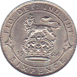 1924 SIXPENCE ( AUNC ) - Sixpence - Cambridgeshire Coins