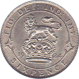 1924 SIXPENCE ( AUNC ) - Sixpence - Cambridgeshire Coins