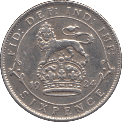 1924 SIXPENCE ( EF ) - Sixpence - Cambridgeshire Coins