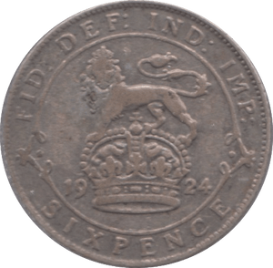 1924 SIXPENCE ( GF ) - Sixpence - Cambridgeshire Coins