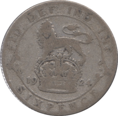 1924 SIXPENCE ( NF ) - Sixpence - Cambridgeshire Coins
