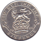 1924 SIXPENCE ( UNC ) - Sixpence - Cambridgeshire Coins
