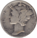 1924 USA SILVER DIME 10 CENTS - SILVER WORLD COINS - Cambridgeshire Coins
