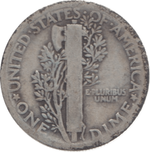 1924 USA SILVER DIME 10 CENTS - SILVER WORLD COINS - Cambridgeshire Coins