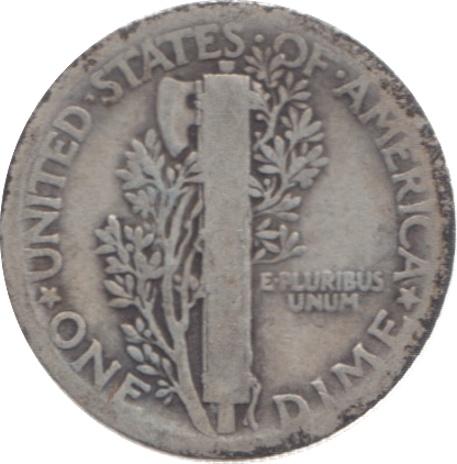 1924 USA SILVER DIME 10 CENTS - SILVER WORLD COINS - Cambridgeshire Coins