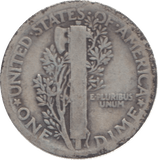 1924 USA SILVER DIME 10 CENTS - SILVER WORLD COINS - Cambridgeshire Coins