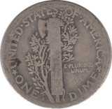 1924 USA SILVER DIME DENVER MINT - SILVER WORLD COINS - Cambridgeshire Coins