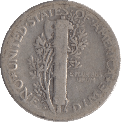1924 USA SILVER DIME SAN FRANCISCO MINT - SILVER WORLD COINS - Cambridgeshire Coins