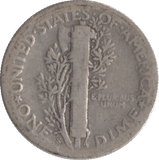 1924 USA SILVER DIME SAN FRANCISCO MINT - SILVER WORLD COINS - Cambridgeshire Coins