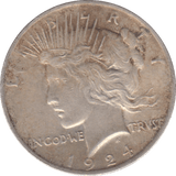 1924 USA SILVER DOLLAR - WORLD COINS - Cambridgeshire Coins
