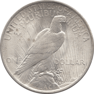 1924 USA SILVER PEACE DOLLAR - WORLD SILVER COINS - Cambridgeshire Coins