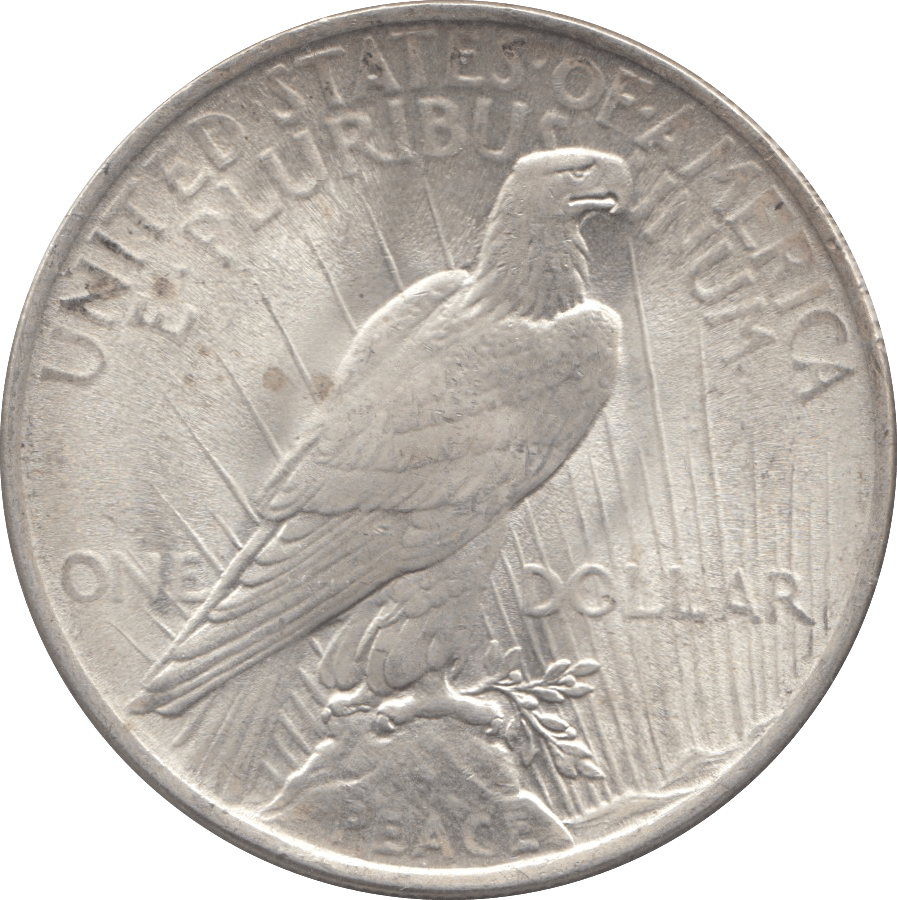 1924 USA SILVER PEACE DOLLAR - WORLD SILVER COINS - Cambridgeshire Coins