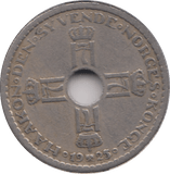 1925 1 KRONE NORWAY - WORLD COINS - Cambridgeshire Coins