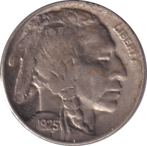 1925 5 CENTS USA - WORLD COINS - Cambridgeshire Coins