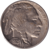 1925 5 CENTS USA - WORLD COINS - Cambridgeshire Coins