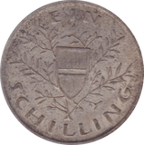 1925 AUSTRIA SILVER SCHILLING - SILVER WORLD COINS - Cambridgeshire Coins