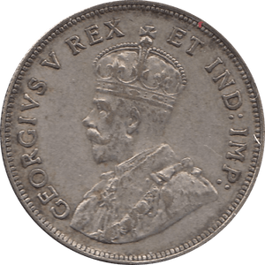 1925 BASE SILVER SHILLING GEORGE V BRITISH EAST AFRICA REF H66 - WORLD SILVER COINS - Cambridgeshire Coins