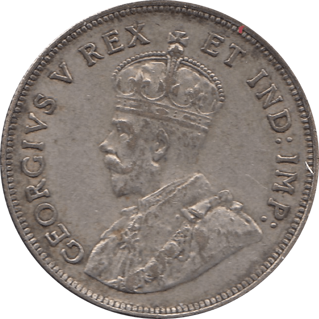 1925 BASE SILVER SHILLING GEORGE V BRITISH EAST AFRICA REF H66 - WORLD SILVER COINS - Cambridgeshire Coins