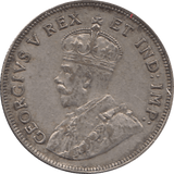 1925 BASE SILVER SHILLING GEORGE V BRITISH EAST AFRICA REF H66 - WORLD SILVER COINS - Cambridgeshire Coins