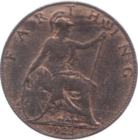 1925 FARTHING ( AUNC ) 18 - Farthing - Cambridgeshire Coins