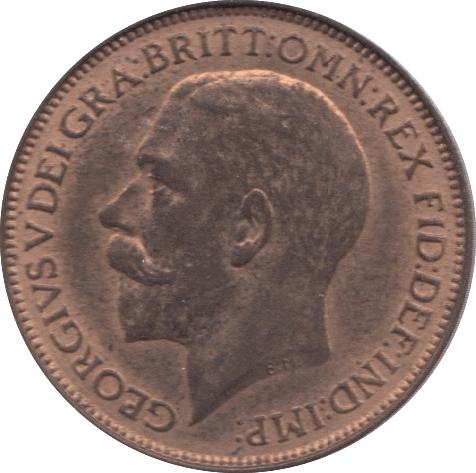 1925 FARTHING ( UNC ) 23 - Farthing - Cambridgeshire Coins