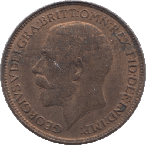 1925 FARTHING ( UNC ) - Farthing - Cambridgeshire Coins