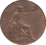 1925 FARTHING ( UNC ) - Farthing - Cambridgeshire Coins