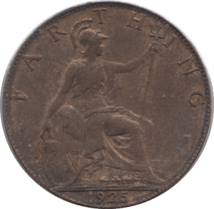 1925 FARTHING ( UNC ) - Farthing - Cambridgeshire Coins