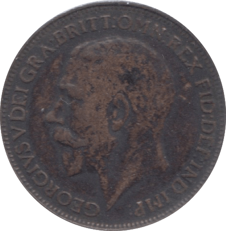 1925 FARTHING ( VF ) 23 - Farthing - Cambridgeshire Coins