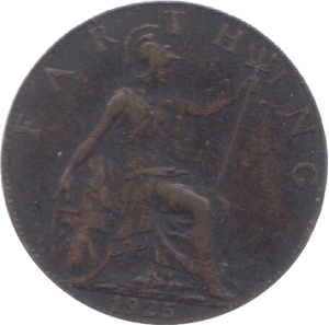 1925 FARTHING ( VF ) 23 - Farthing - Cambridgeshire Coins