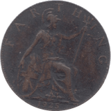 1925 FARTHING ( VF ) 23 - Farthing - Cambridgeshire Coins