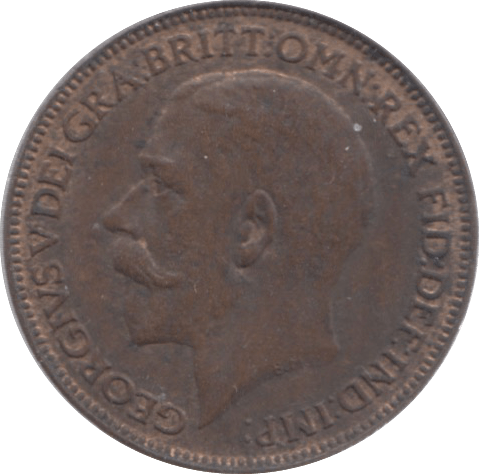 1925 FARTHING ( VF ) - Farthing - Cambridgeshire Coins
