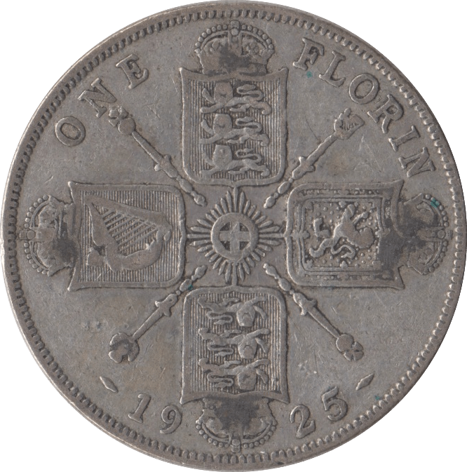 1925 FLORIN ( NF ) 1 - FLORIN - Cambridgeshire Coins