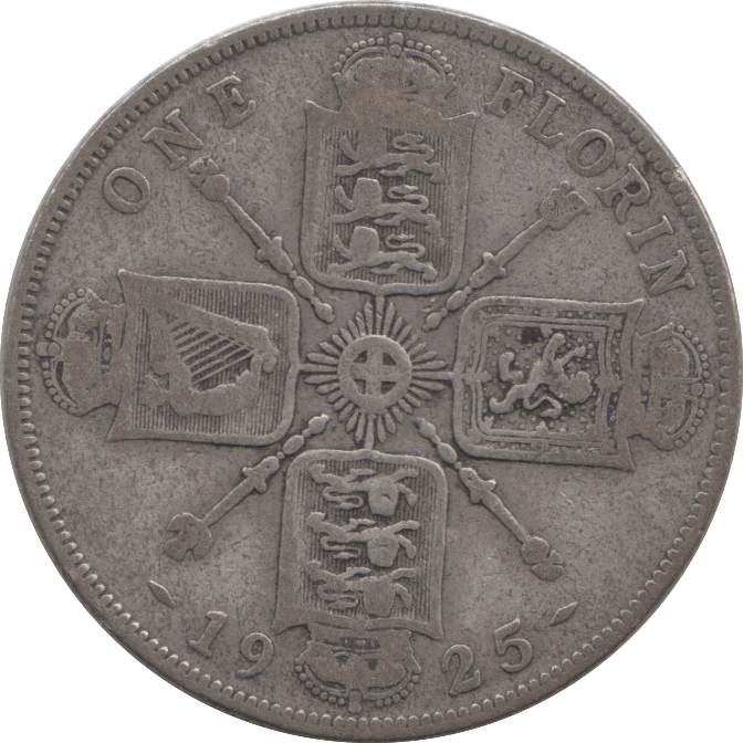 1925 FLORIN ( NF ) 1 - FLORIN - Cambridgeshire Coins