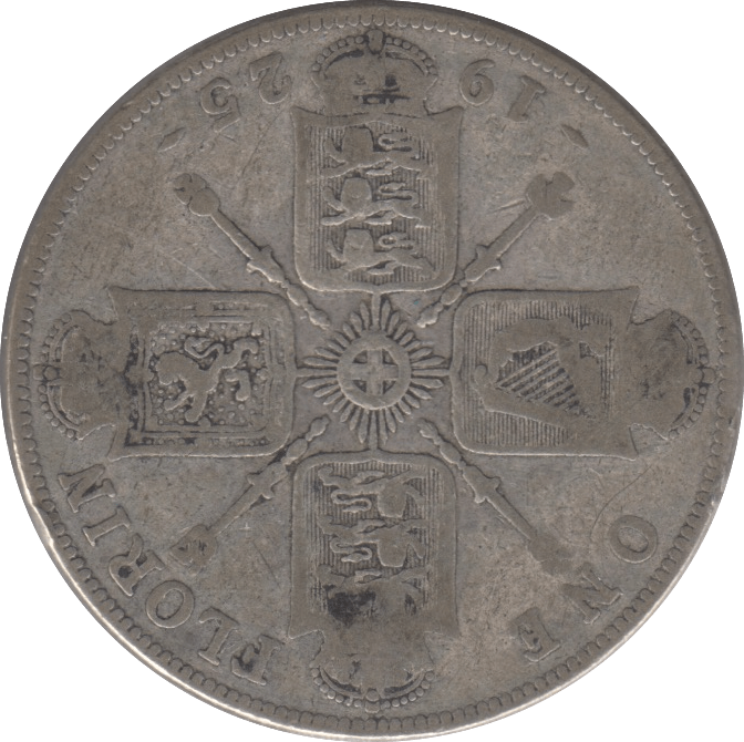 1925 FLORIN ( NF ) 2 - FLORIN - Cambridgeshire Coins