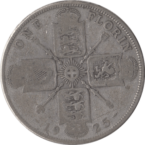 1925 FLORIN ( NF ) 3 - FLORIN - Cambridgeshire Coins