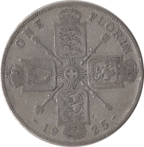 1925 FLORIN ( NF ) 4 - FLORIN - Cambridgeshire Coins