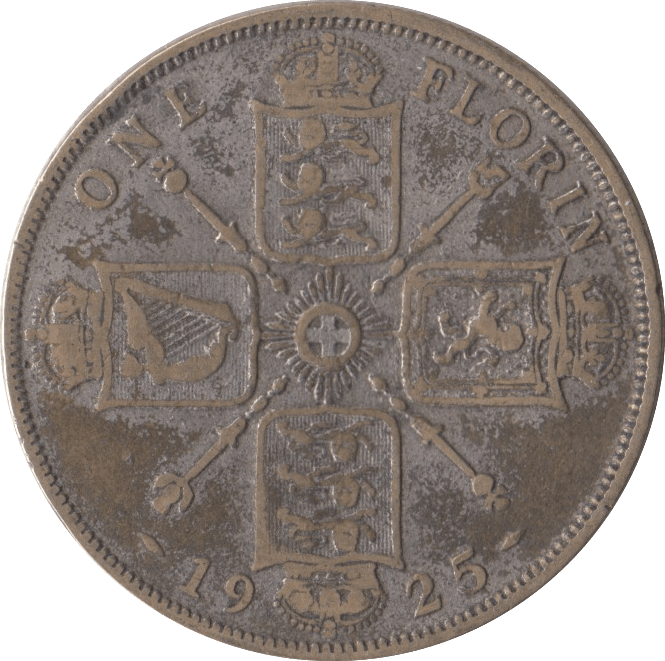 1925 FLORIN ( NF ) 5 - FLORIN - Cambridgeshire Coins
