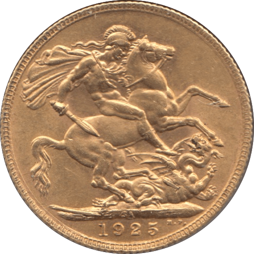 1925 GOLD SOVEREIGN ( AUNC ) SOUTH AFRICA MINT REF 4 - Sovereign - Cambridgeshire Coins