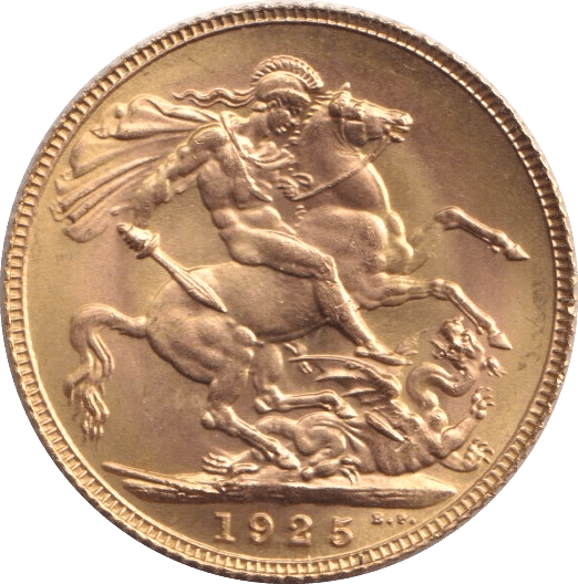 1925 GOLD SOVEREIGN ( UNC ) - Sovereign - Cambridgeshire Coins