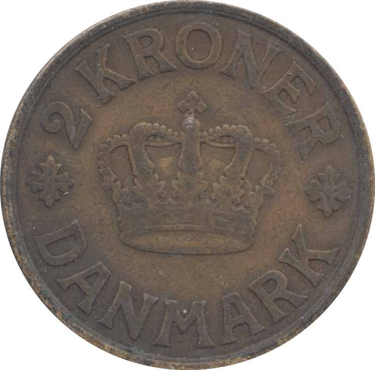 1925 HALF KRONER DENMARK - WORLD COINS - Cambridgeshire Coins