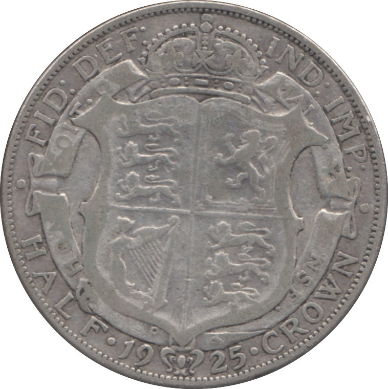 1925 HALFCROWN 2 ( NF ) - Halfcrown - Cambridgeshire Coins