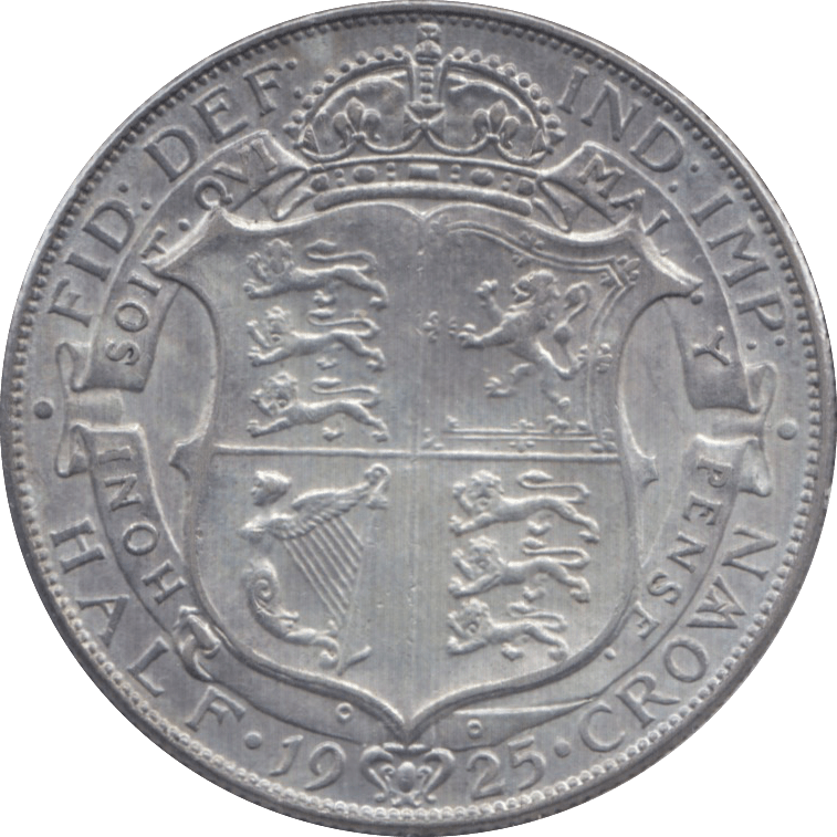 1925 HALFCROWN ( EF ) 1 - Halfcrown - Cambridgeshire Coins