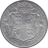 1925 HALFCROWN ( EF ) 1 - Halfcrown - Cambridgeshire Coins