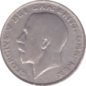 1925 HALFCROWN ( F ) C - Halfcrown - Cambridgeshire Coins
