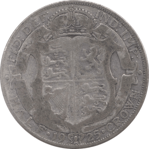 1925 HALFCROWN ( FAIR ) 11 - Halfcrown - Cambridgeshire Coins