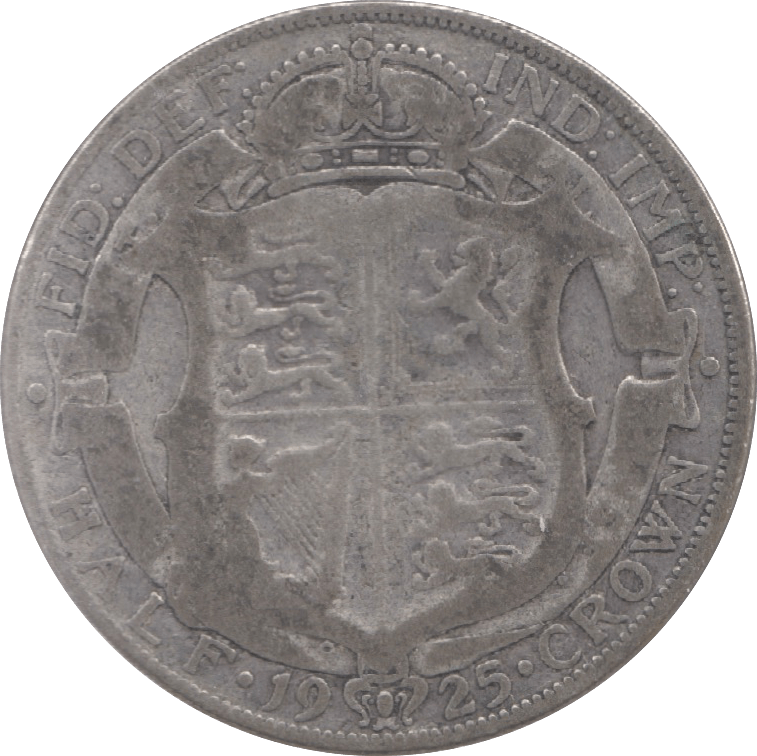 1925 HALFCROWN ( FAIR ) 11 - Halfcrown - Cambridgeshire Coins